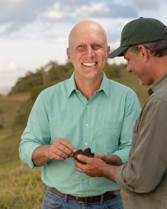 Vitor Gonçalves e Figueiredo, engenheiro agrônomo da Agroserro